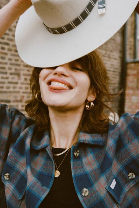Women Brixton Dove Leigh Felt Fedora Accessories
