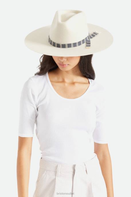 Women Brixton Dove Leigh Felt Fedora Accessories