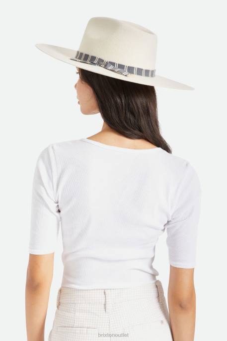 Women Brixton Dove Leigh Felt Fedora Accessories