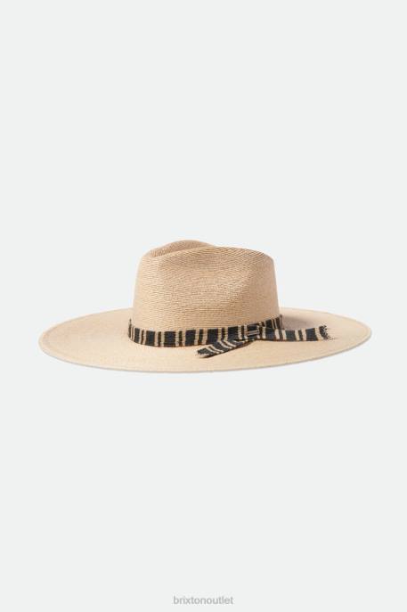 Women Brixton Natural Leigh Straw Fedora Accessories