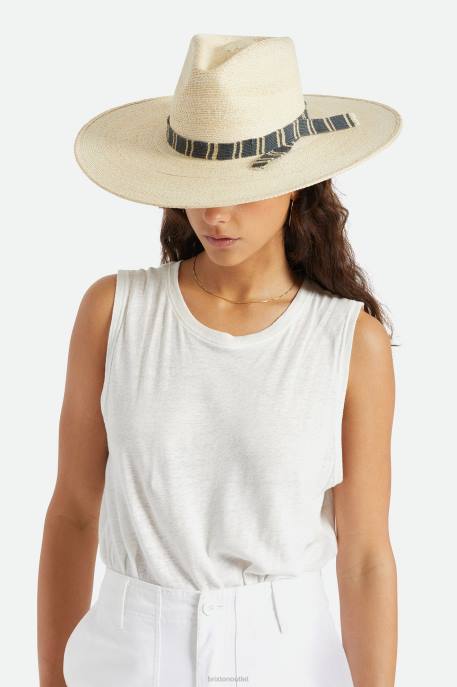 Women Brixton Natural Leigh Straw Fedora Accessories
