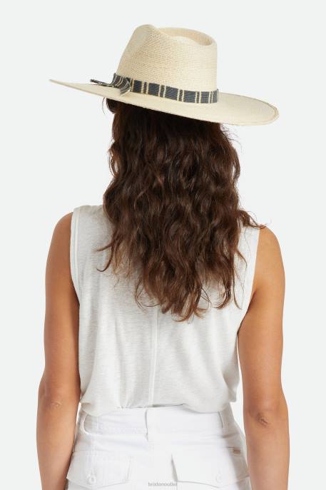 Women Brixton Natural Leigh Straw Fedora Accessories