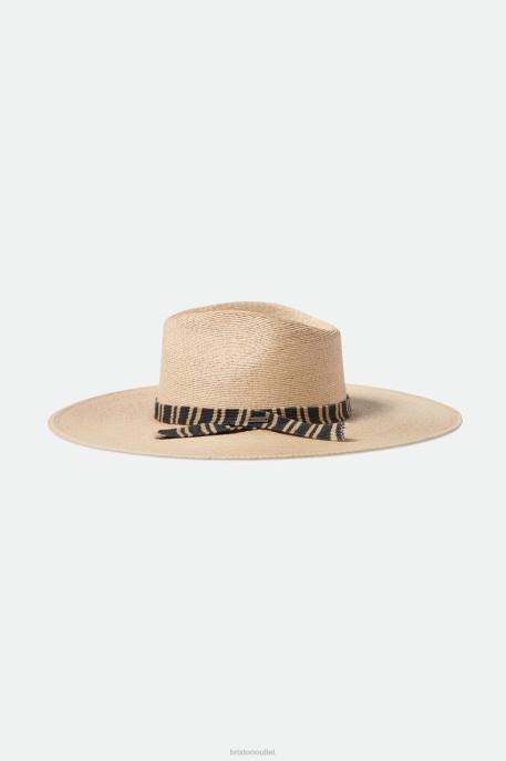 Women Brixton Natural Leigh Straw Fedora Accessories