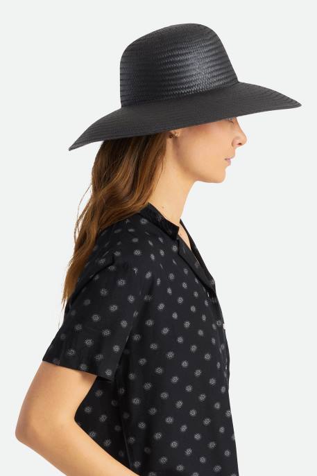 Women Brixton Black Janae Sun Hat Accessories