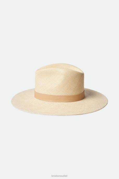 Women Brixton Catalina Sand Harper Panama Straw Hat Accessories