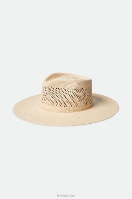 Women Brixton Catalina Sand Jo Panama Straw Rancher Accessories