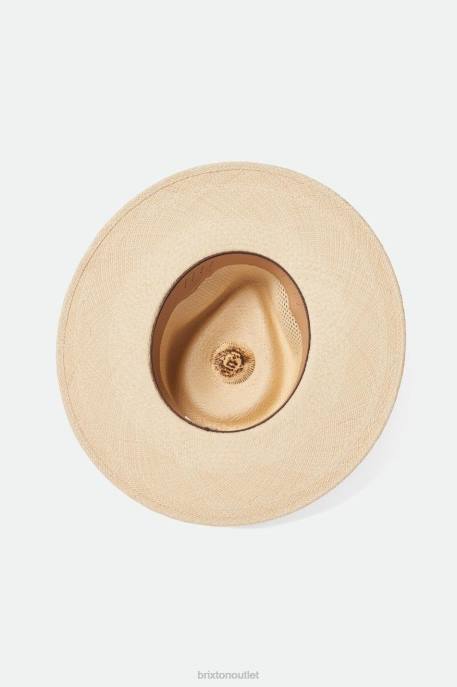 Women Brixton Catalina Sand Jo Panama Straw Rancher Accessories