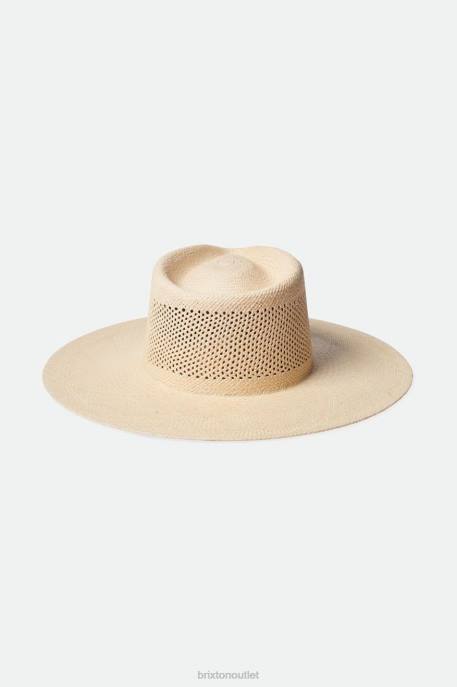 Women Brixton Catalina Sand Jo Panama Straw Rancher Accessories