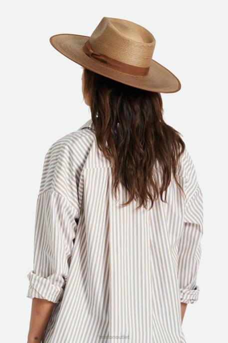 Women Brixton Coffee/Brown Regular Tripilla Jo Straw Rancher Hat Limited Accessories