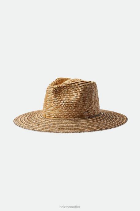 Women Brixton Honey/Sand Joanna Festival Hat Accessories