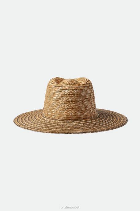 Women Brixton Honey/Sand Joanna Festival Hat Accessories