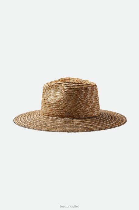 Women Brixton Honey/Sand Joanna Festival Hat Accessories