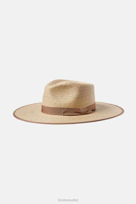 Women Brixton Natural Jo Straw Rancher Hat Accessories