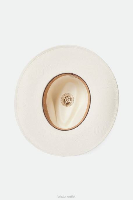Women Brixton Panama White Harper Panama Straw Hat Accessories