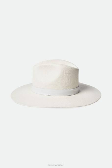 Women Brixton Panama White Harper Panama Straw Hat Accessories