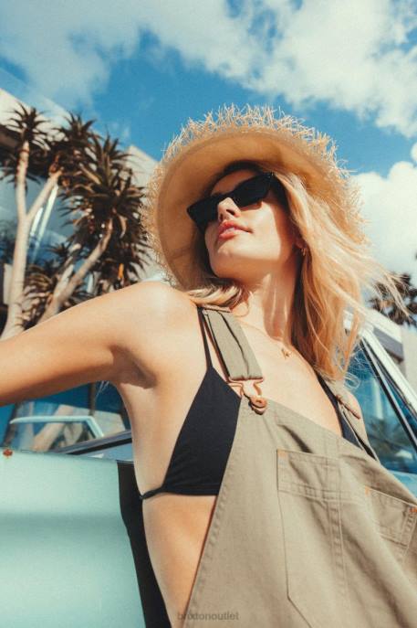 Women Brixton Tan Alice Packable Bucket Hat Accessories