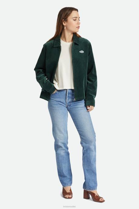 Women Brixton Emerald Utopia Jacket Apparel