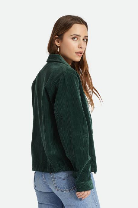 Women Brixton Emerald Utopia Jacket Apparel