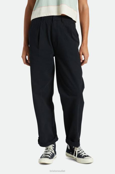 Women Brixton Black Victory Trouser Pant Apparel