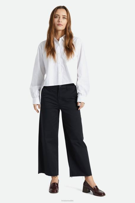 Women Brixton Black Victory Wide Leg Pant Apparel