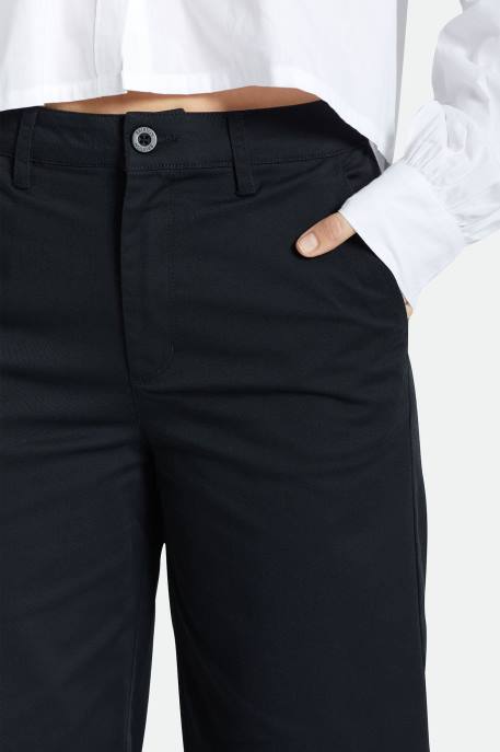 Women Brixton Black Victory Wide Leg Pant Apparel