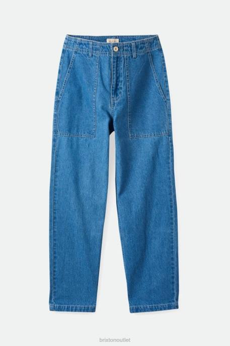 Women Brixton Faded Indigo Vancouver Pant Apparel