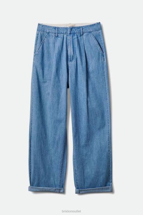 Women Brixton Faded Indigo Victory Trouser Pant Apparel