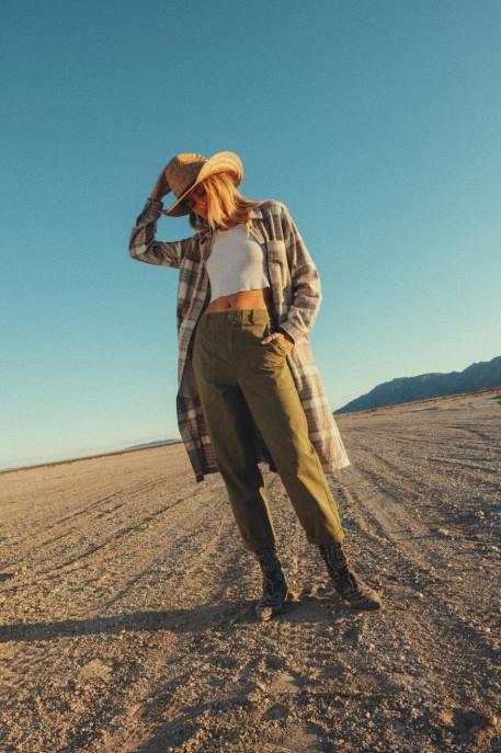 Women Brixton Olive Surplus Vancouver Pant Apparel