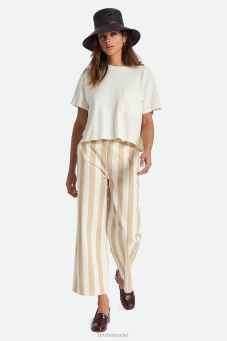 Women Brixton Sand Victory Wide Leg Pant Apparel