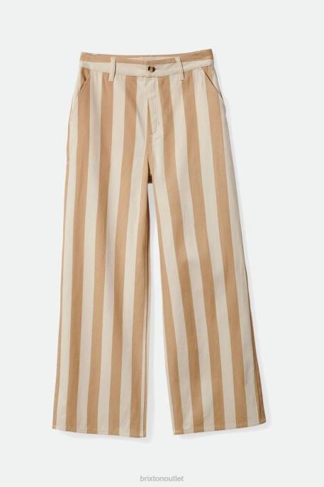 Women Brixton Sand Victory Wide Leg Pant Apparel