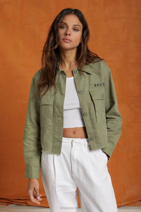 Women Brixton Olive Surplus Private Overshirt Apparel