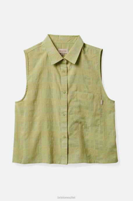 Women Brixton Pear Leon Boxy Sleeveless Shirt Apparel