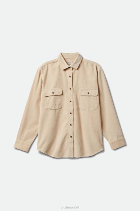 Women Brixton Whitecap Bowery Boyfriend Corduroy Overshirt Apparel