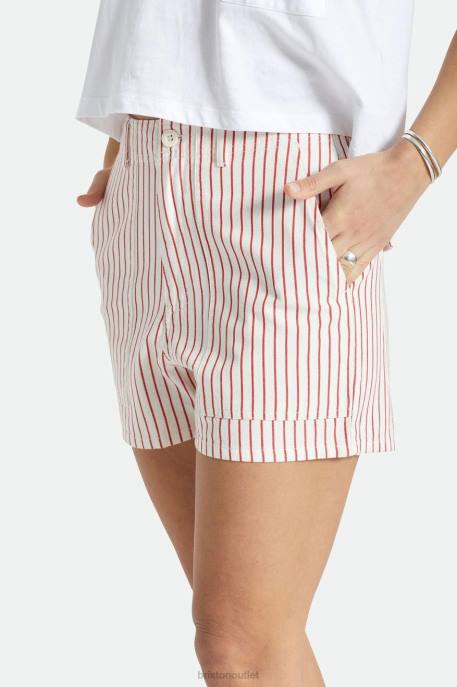 Women Brixton Aloha Red Vancouver Short Apparel