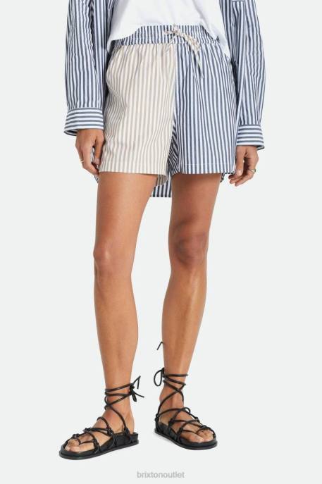 Women Brixton Mojave/Washed Navy Sidney Boxer Short Apparel