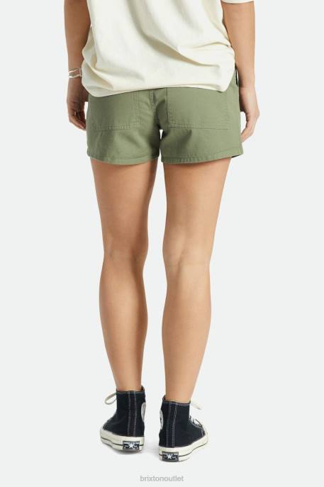 Women Brixton Olive Surplus Vancouver Short Apparel