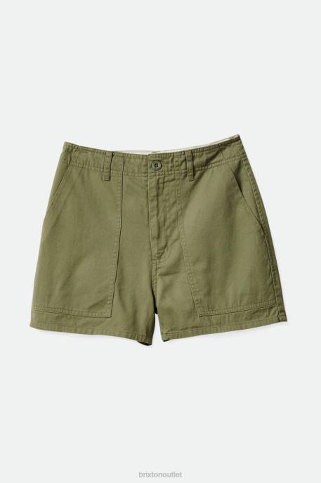 Women Brixton Olive Surplus Vancouver Short Apparel