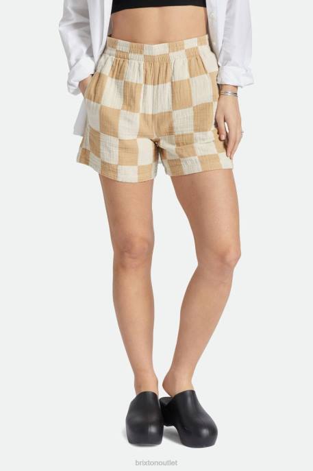 Women Brixton Sand Mykonos Boxer Short Apparel