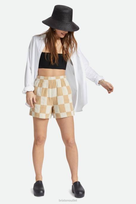 Women Brixton Sand Mykonos Boxer Short Apparel