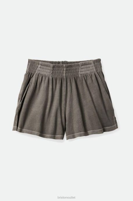 Women Brixton Washed Black Carefree Short Apparel