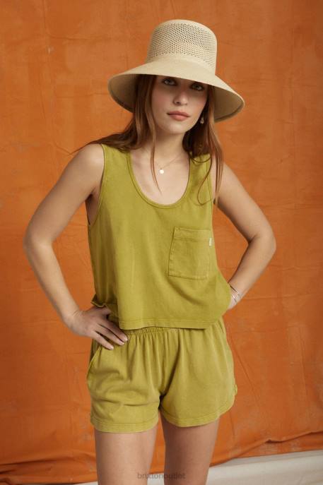 Women Brixton Moss Carefree Pocket Tank Apparel