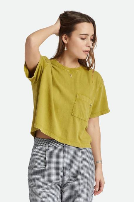 Women Brixton Moss Carefree Pocket Tee Apparel