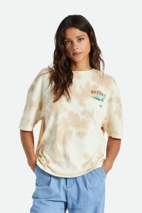 Women Brixton Safari Cloud Wash Good Time Oversized Boyfriend Tee Apparel