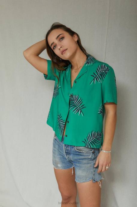 Women Brixton Leprechaun Bunker Paradise S/S Woven Apparel