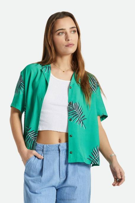 Women Brixton Leprechaun Bunker Paradise S/S Woven Apparel