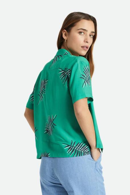 Women Brixton Leprechaun Bunker Paradise S/S Woven Apparel