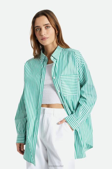 Women Brixton Leprechaun Sidney Oversized L/S Woven Apparel