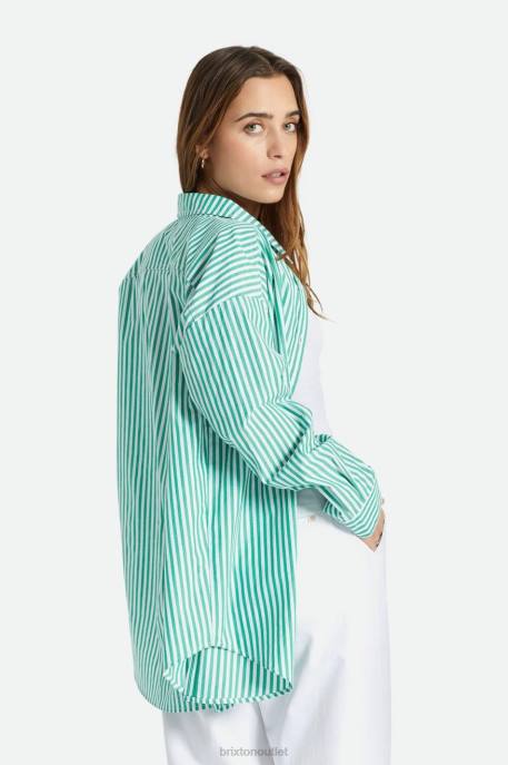 Women Brixton Leprechaun Sidney Oversized L/S Woven Apparel