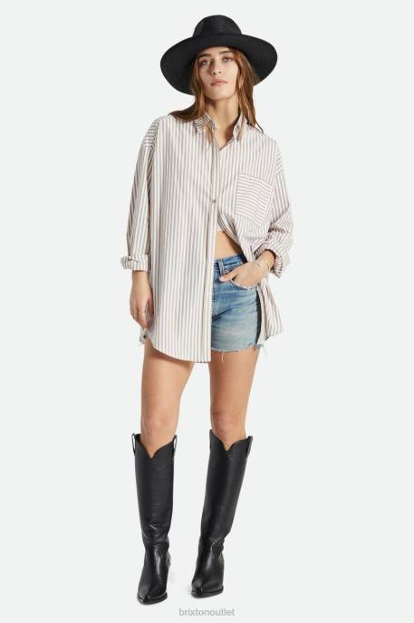 Women Brixton Mojave Sidney Oversized L/S Woven Apparel