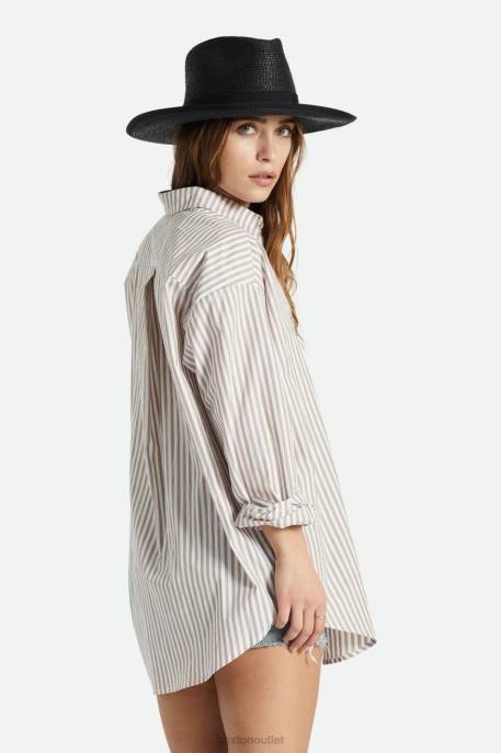 Women Brixton Mojave Sidney Oversized L/S Woven Apparel